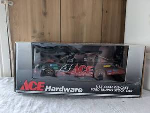 lot 1502 image: ACE Hardware Ford Taurus Stock Car 118 Scale Die-Cast Model