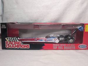 lot 1505 image: Racing Champions 1996 Car Quest Top Fuel Dragster 124 Scale NHRA