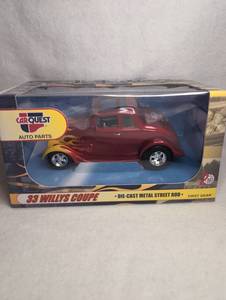 lot 1510 image: CarQuest First Gear Diecast Model Car Collection - 1933 Willys Coupe and 1949 Mercury Lead Sled
