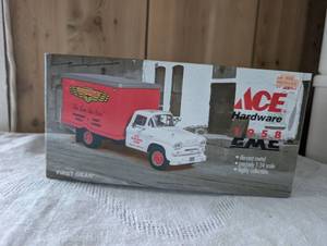 lot 1611 image: 1958 GMC Ace Hardware Delivery Truck First Gear Diecast Model