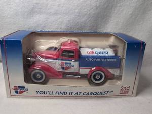 lot 1850 image: CarQuest Dodge Tanker Die Cast Coin Bank