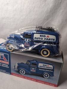 lot 1853 image: Big A Auto Parts 1936 Dodge Panel Delivery Die Cast Coin Bank