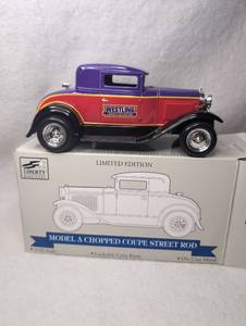 lot 1912 image: Liberty Classics Model A Chopped Coupe Street Rod Die Cast Coin Bank