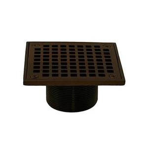 lot 14347 image: Jones Stephens D6094WB Old World Bronze 2 Spud With 4 Square Strainer