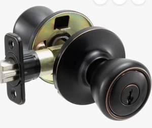 lot 14357 image: Ultra Passage Door Knob Style Set Oil Rubbed Bronze, 6 Pack