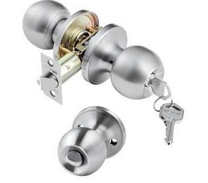 lot 14366 image: Ultra Passage Door Knob Style Set Oil Rubbed Bronze