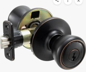 lot 14378 image: Ultra Passage Door Knob Style Set Oil Rubbed Bronze, 4 Pack