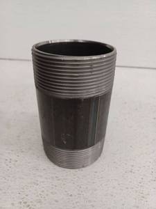 lot 14399 image: Arlo Products 3 x 5.5 Inch Steel Pipe Nipples, 15 Pack