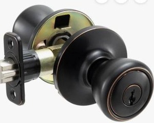 lot 14419 image: Ultra Passage Door Knob Style Set Oil Rubbed Bronze, 24 Pack