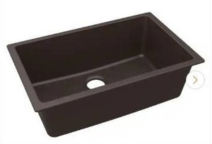 30 in. Undermount Single Bowl, Mocha