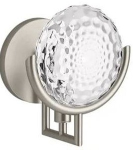 lot 14620 image: KOHLER Arendela 7-in W 1-Light Brushed Nickel Transitional Wall Sconce