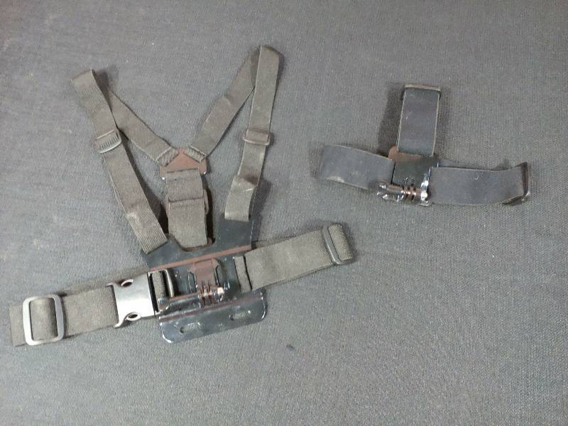 lot 10 image: Chest & Head Strap Mount For Action Cameras