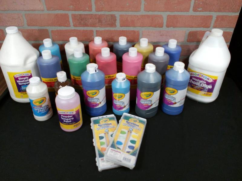 lot 31 image: Tempera Paint & School Glue Variety Lot