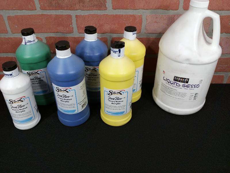 lot 32 image: Artist Acrylic Paint & Liquid Gesso