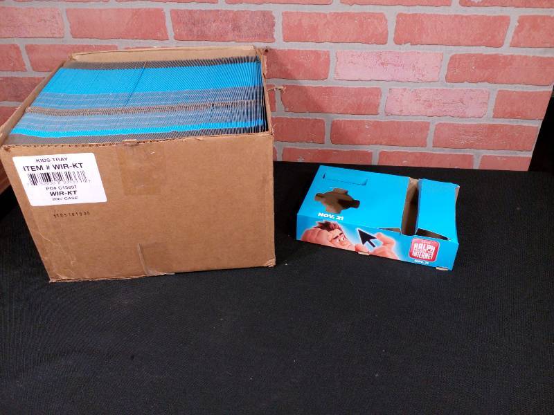 lot 41 image: Wreck-It Ralph Ralph Breaks The Internet Cardboard Snack Boxes - Released Nov. 21