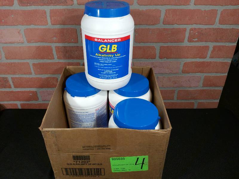 lot 109 image: GLB Pool Alkalinity Up Balancer Granular