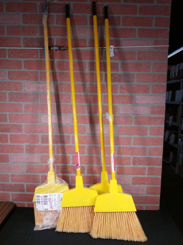 lot 138 image: Tough Guy Angle Brooms With Metal Handle