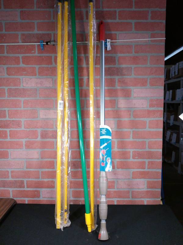 lot 141 image: Mop  Duster Handle Variety Lot