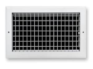 lot 5839 image: Fits 14x8 Duct Opening Aluminum Adjustable Air Supply Grille by Handua  Rust Proof  Register Vent Cover Grill for Sidewall and Ceiling  White  Outer Dimensions 15.75 X 9.75