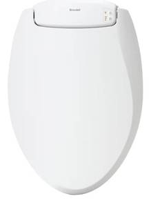 lot 5863 image: Brondell L60-EW LumaWarm Heated Nightlight Elongated Toilet Seat, White