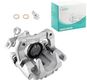 lot 5865 image: AULINK 1J0615424D Rear Right Disc Brake Caliper Assembly with Bracket For Audi A3 1999-2003, TT 2000-2006, VW Beetle 2000-2010 All Engine, Golf 2000-2006 1.8L 1.9L 2.0L L4 Rear Passenger Side