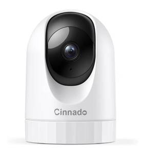 lot 5878 image: Cinnado Security Camera Indoor-2K 360° WiFi Cameras for Home Security��PetDogBaby Camera with Phone app, 2-Way Audio, Night Vision,