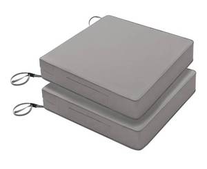 lot 5890 image: Favoyard Patio Chair Cushions 24 x 24 x 4 Inch Waterproof Outdoor Seat Cushions for Patio Furniture