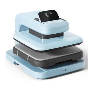 lot 4011 image: HTVRONT Auto Heat Press 2 - Heat Press Machine for T Shirts with Adjustable Pressure &amp Higher Heating Height - Retail $350