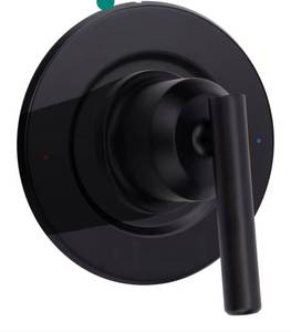 lot 5939 image: T2901BL Shower Handle Replacement for Moen T2901BL Gibson Posi-Temp Valve Trim Kit, Matte Black Replace Parts Shower Lever Handle Shower Trim Kit for 2510, 2520, 2570, 2590 Valve Required-Only Handle