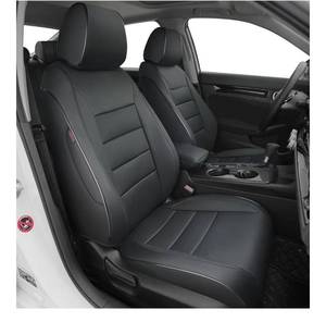 lot 5943 image: Custom Fit Civic Seat Cover Full Set for Honda Civic 4 Door Sedan-Only (2022 2023 2024 EX)&(2025-2026 Sport),5-Seats Full Set,Leather Seat Protector (Black)
