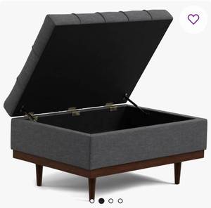 lot 4041 image: Mariah Coffee Table Storage Ottoman