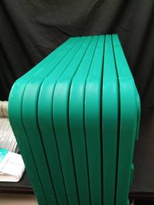 lot 2018 image: Green Tote Lids. 31 x 20.  Set of 8  - Retail $36