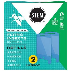 lot 1039 image: STEM Light Trap Refills Fly Trap Bug Killer  2 Count - Retail $14