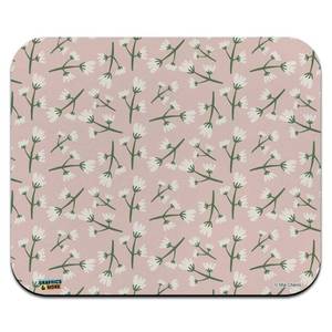 lot 1197 image: Petite Flowers Low Profile Thin Mouse Pad Mousepad - Retail $17