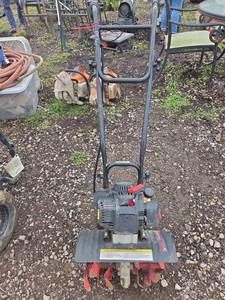 lot 24952 image: 4600 Gas Powered Garden Tiller Cultivator with Red Tines AO63001