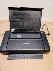 lot 1 image: Canon PIXMA TR150 Portable Inkjet Printer with Power Adapter