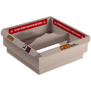 lot 130912 image: Retails for $330 Mud Mixer Metal Hopper Extension 7.75 in. H X 20.5 in. W X 21.25 in. L