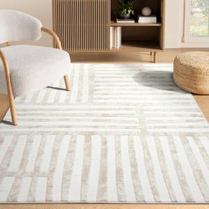 lot 391665 image: Retails for $200 Abani Beige Area Rug - 8 x 10 - Living Room & Bedroom - Abstract Stripe Design - Indoor Use - Easy to Clean, Stain Resistant, Non-Shedding - Neutral Collection