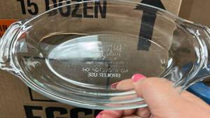 lot 5418 image: Anchor Hocking Fire King Glass Baking Dish Set of 6