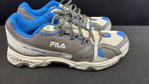 lot 5416 image: FILA Mens Ascent Trail II Running Shoes Size 9