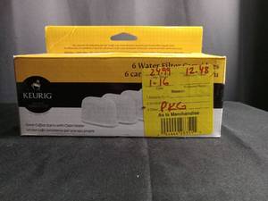 lot 5260 image: Keurig Water Filter Cartridges 6-Pack