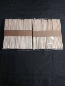 lot 5261 image: Wooden Popsicle Craft Sticks Bulk Pack