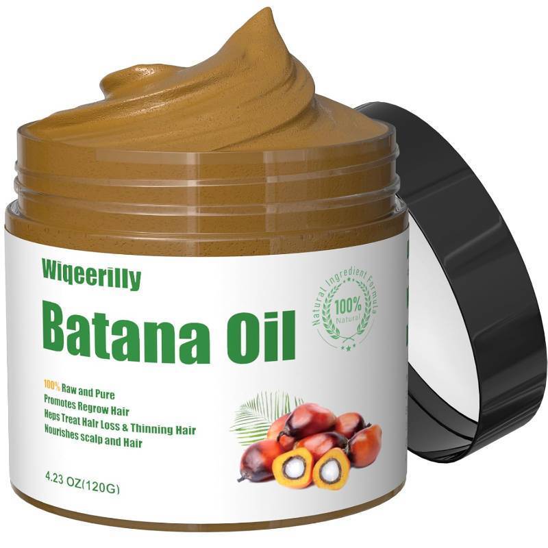 lot 6138 image: Batana Oil for Hair Growth, 100% Raw Batana Oil Dr Sebi Organic, Unrefined Sourced from Honduras, Batana Hair Mask Hair Growth Prevent Hair Loss for Men & Women with BB 43028