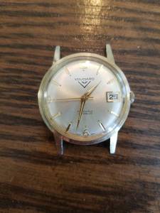 lot 2210 image: Voumard Swiss Mens Dress Watch with Date
