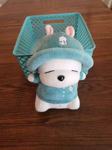 lot 2213 image: MASHIMARO LOLLIPOP 9  PLUSH STUFFED ANIMAL RABBIT SOFT TOY DOLL BUNNY