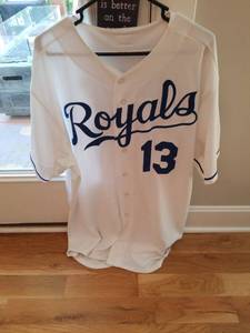 Kansas City Royals World Series Salvador Perez #13 Baseball Jersey