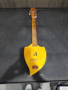 lot 3769 image: Russian Balalaika Three-String Folk Instrument One String Missing