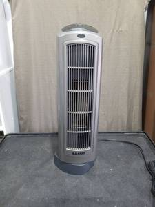 lot 3791 image: Lasko Model 5538 Tower Space Heater with Digital Controls