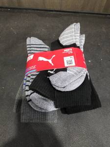 lot 3819 image: Puma Men s Crew Sock  7 pair Black Latest Edition
