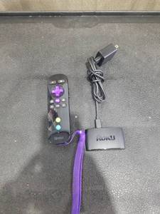 lot 3822 image: Roku Express HD Streaming Media Player with Remote and Power Adapter